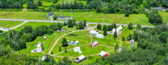 Aerial view of Van Buren
